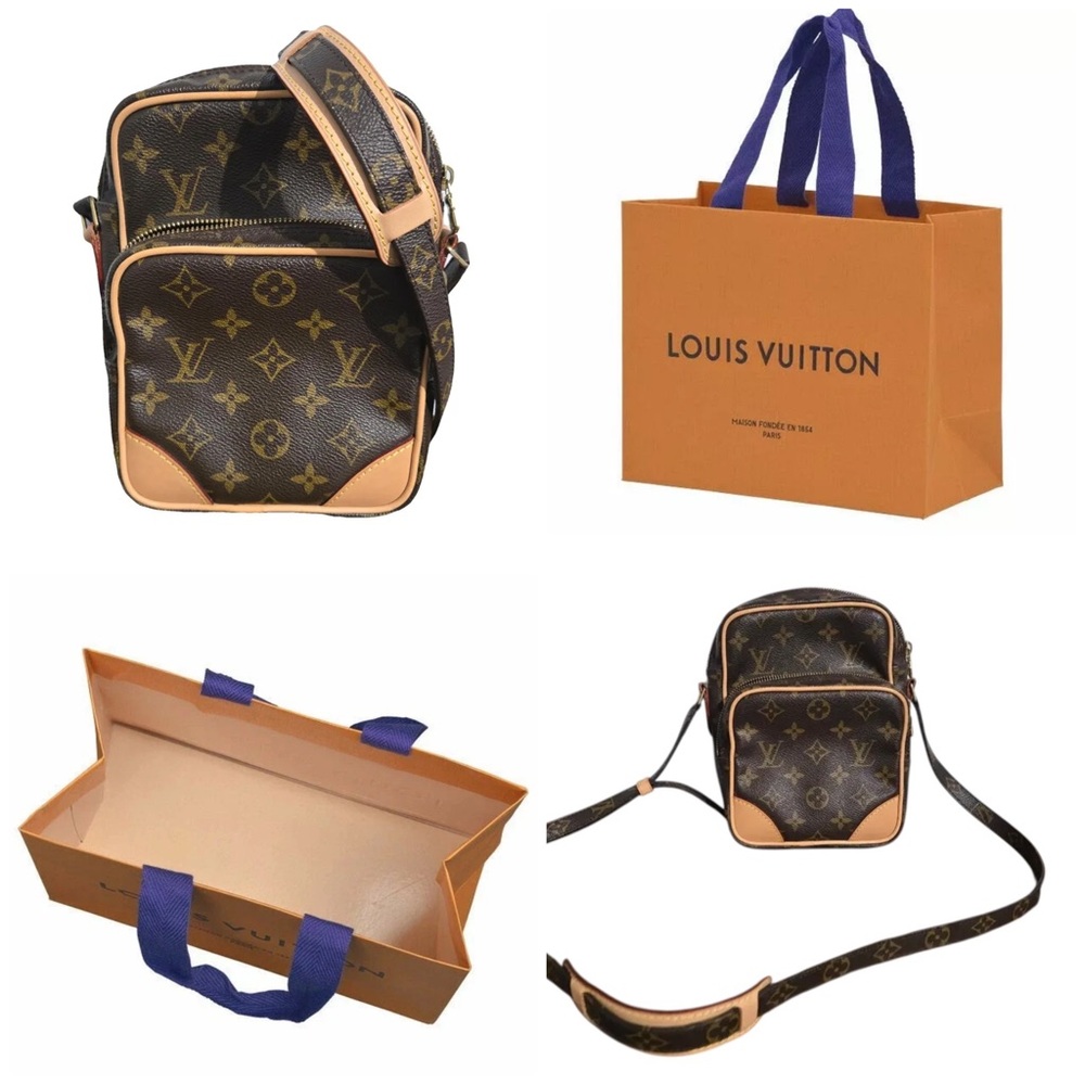 💯% Auth Louis Vuitton Amazon Messenger Crossbag